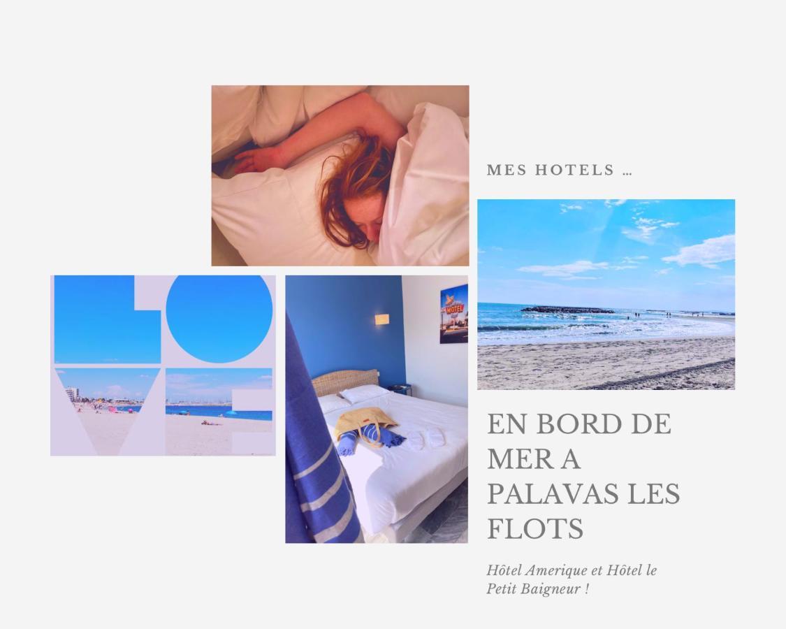 Amerique Hotel Palavas - Piscine - Plage ภายนอก รูปภาพ